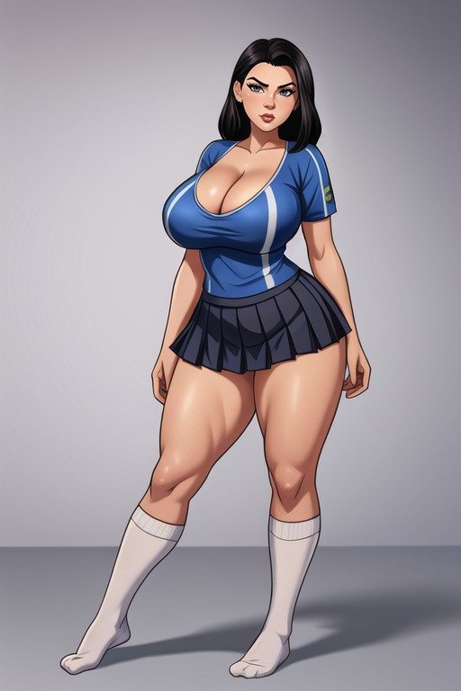 Milf Body, Perfect Anatomy, Legs Wide Apart Hentai AI Porn
