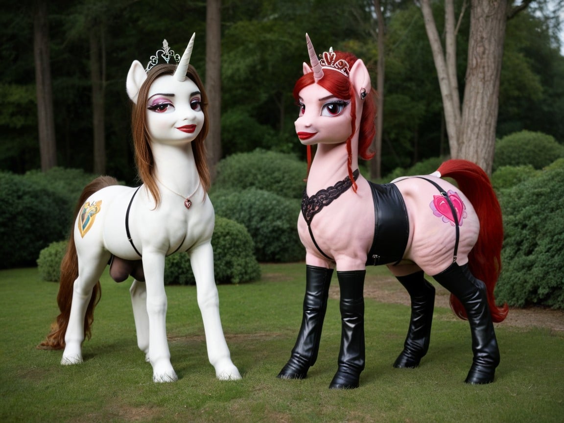 Presilha De Cabelo, Suado, Long Legged Ponies Pornografia peluda com IA