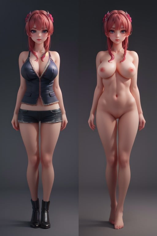 Standing, Full Body, Split Screen AI Porn