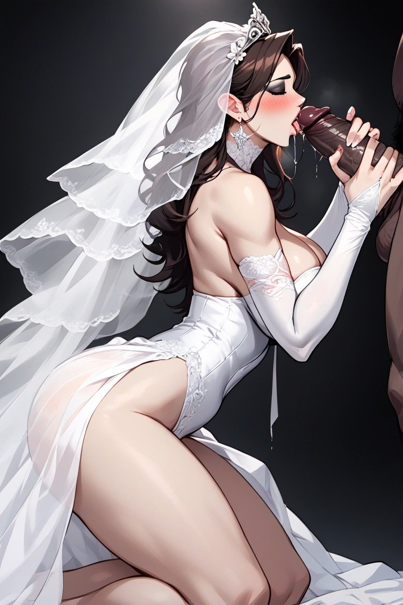 Bridal Lingerie, Interracial, 무릎꿇기퍼리 AI 포르노