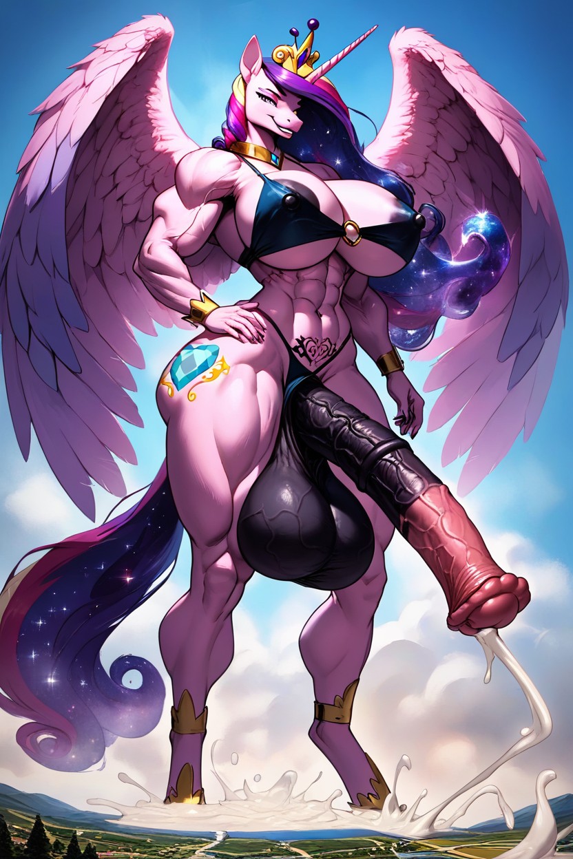 Crotch Tattoo, Big Puffy Nipples, Underboob Furry AI Porn