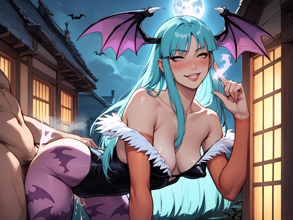 Open Clothes, Rounded Bottom Breasts, Happy Vibe AI Porn
