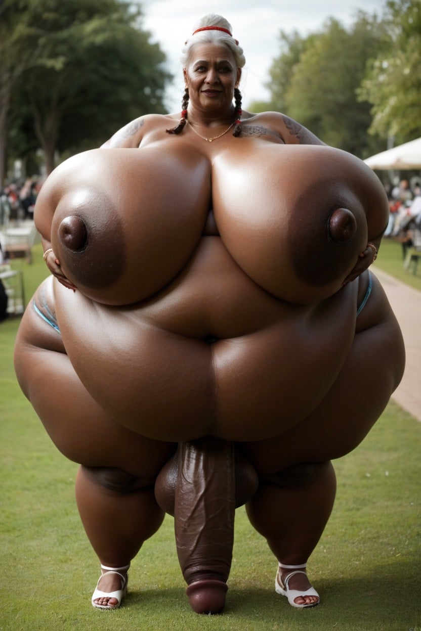 Ssbbw, African, Love Handles Shemale AI Porn