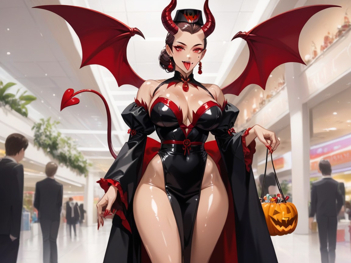 Shopping Mall Background, Mall, Makeup Hentai AI Porn