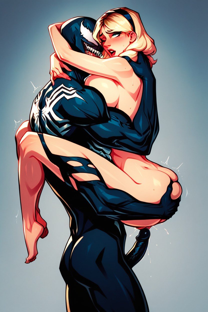 Sexo Carregado, Fucked By Venom From Spiderman, Gwen Stacy Hentai IA pornografia