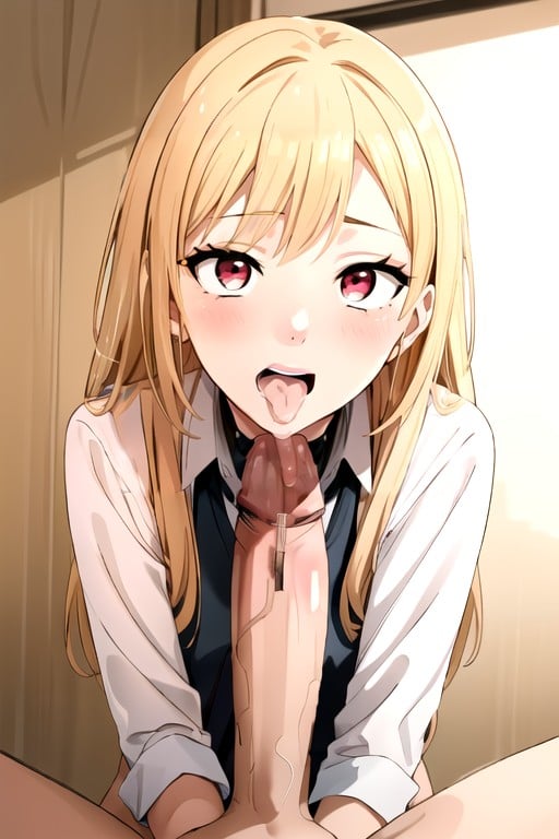 Ahegao, Ducha, Kitagawa Marin (sono Bisuku Dōru Wa Koi O Suru)Porno AI Hentai