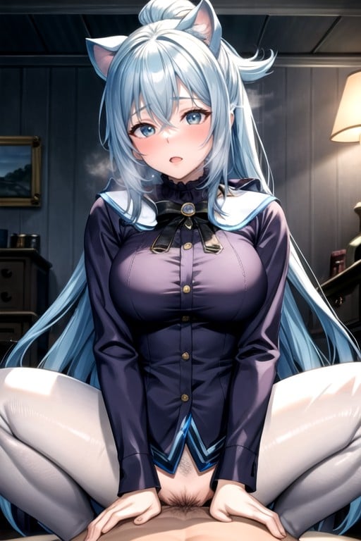 Pechos Medianos, 1 Persona, Aqua (konosuba)Porno AI Hentai