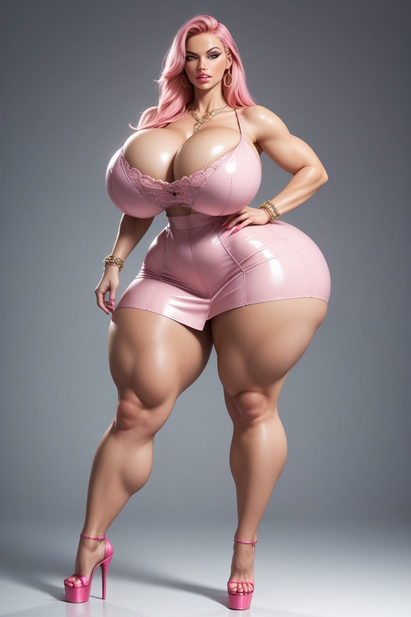 Massive Hips, Extremadamente Pesado En La Parte Inferior, Expansión De SenosPorno AI