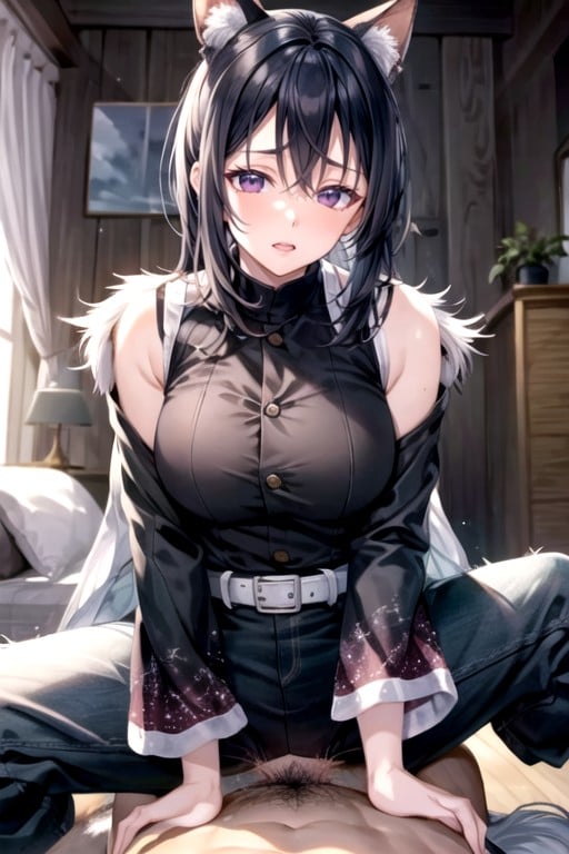 Vaquera, Habitación, Kochou Shinobu (demon Slayer)Porno AI