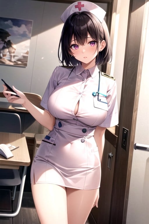 Short Length, Large Breast, Nurse AI Porn