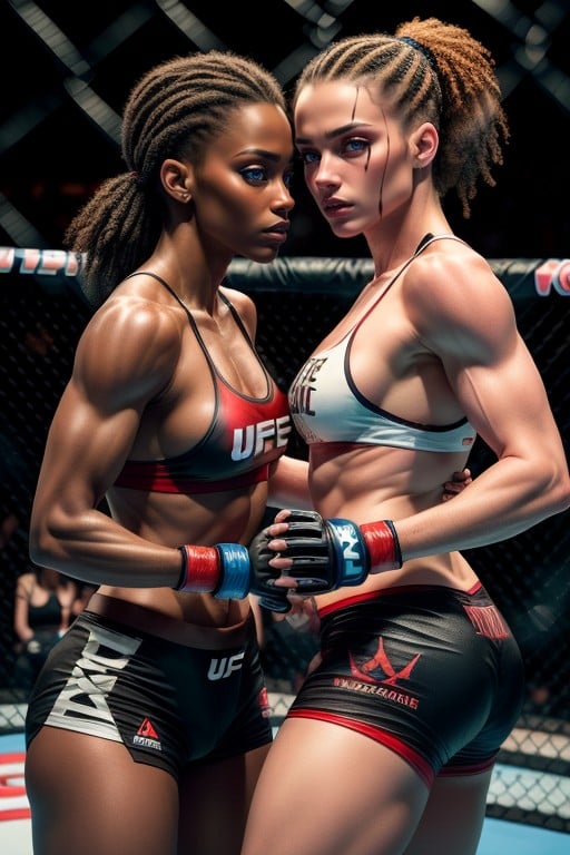 Lesbian, Ufc, Stadium AI Porn