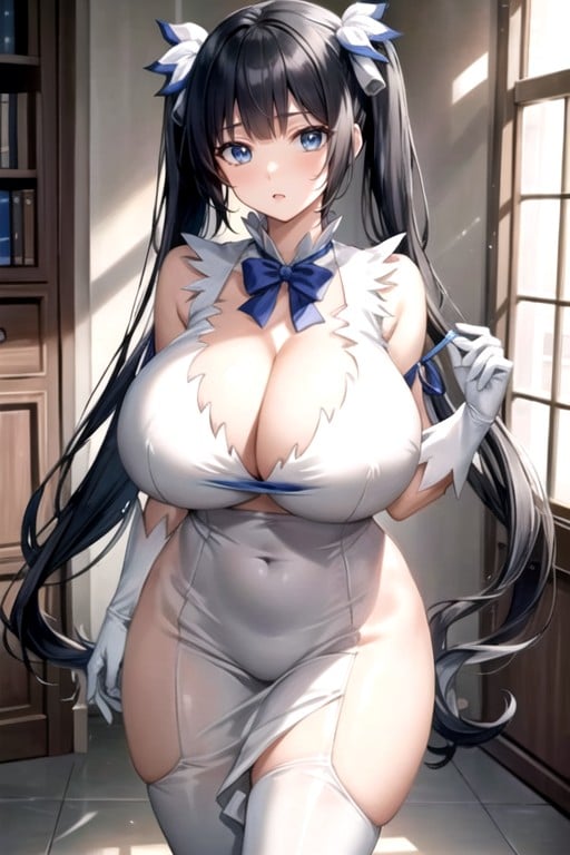 Fake Breasts, Massive Ass, Hestia (danmachi) Hentai AI Porn