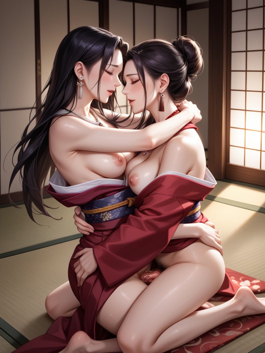 Pale Skin, Naked, Ultra Detailed Hentai AI Porn