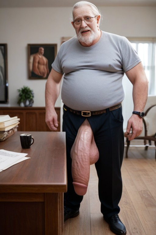 50+, Gigantic Huge Cock, Captain Picard AI Gay Porn