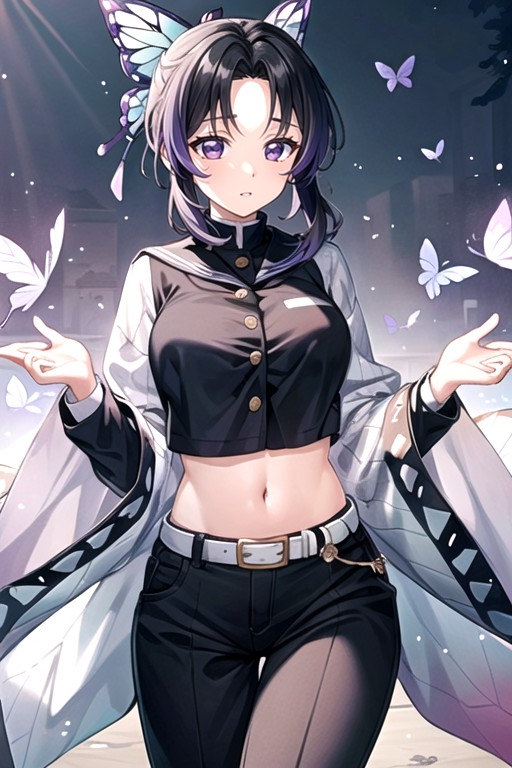 Crop Top, Sailor Uniform, Kilt Shemale AI Porn