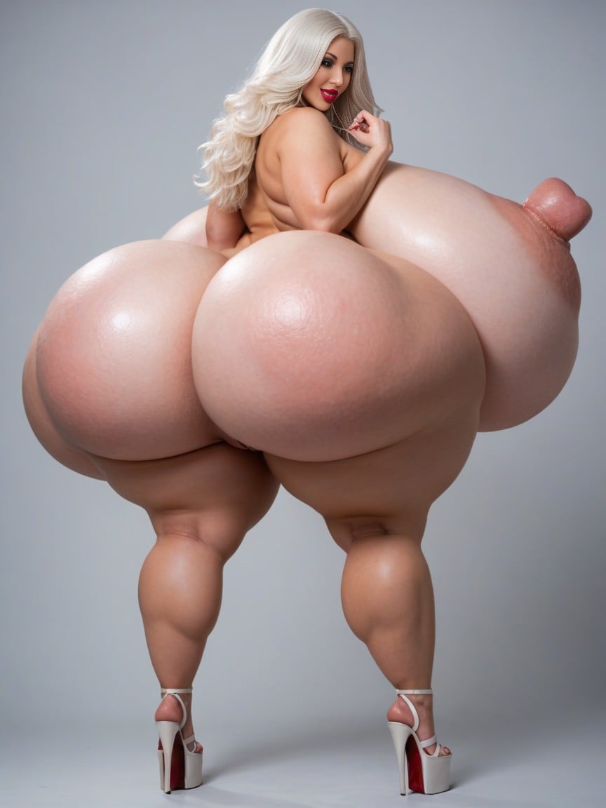 Wide Booty, Pepperoni Nipples, Long Eyelashes Porno IA