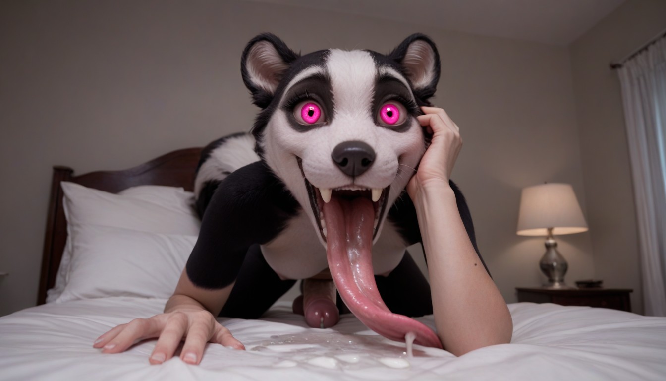 Veiny Cock, Possessive, Pink Eyes Shemale AI Porn