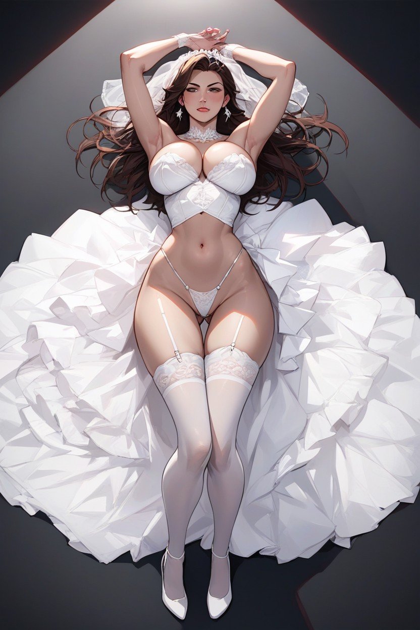 Gigantic Gluteal Cleft, Bridal Lingerie, Dynamic PoseAI兽人黄片