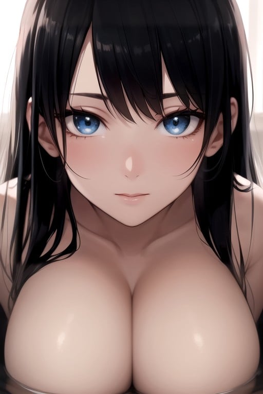 Blue Eyes, Thick, Close Up AI Porn