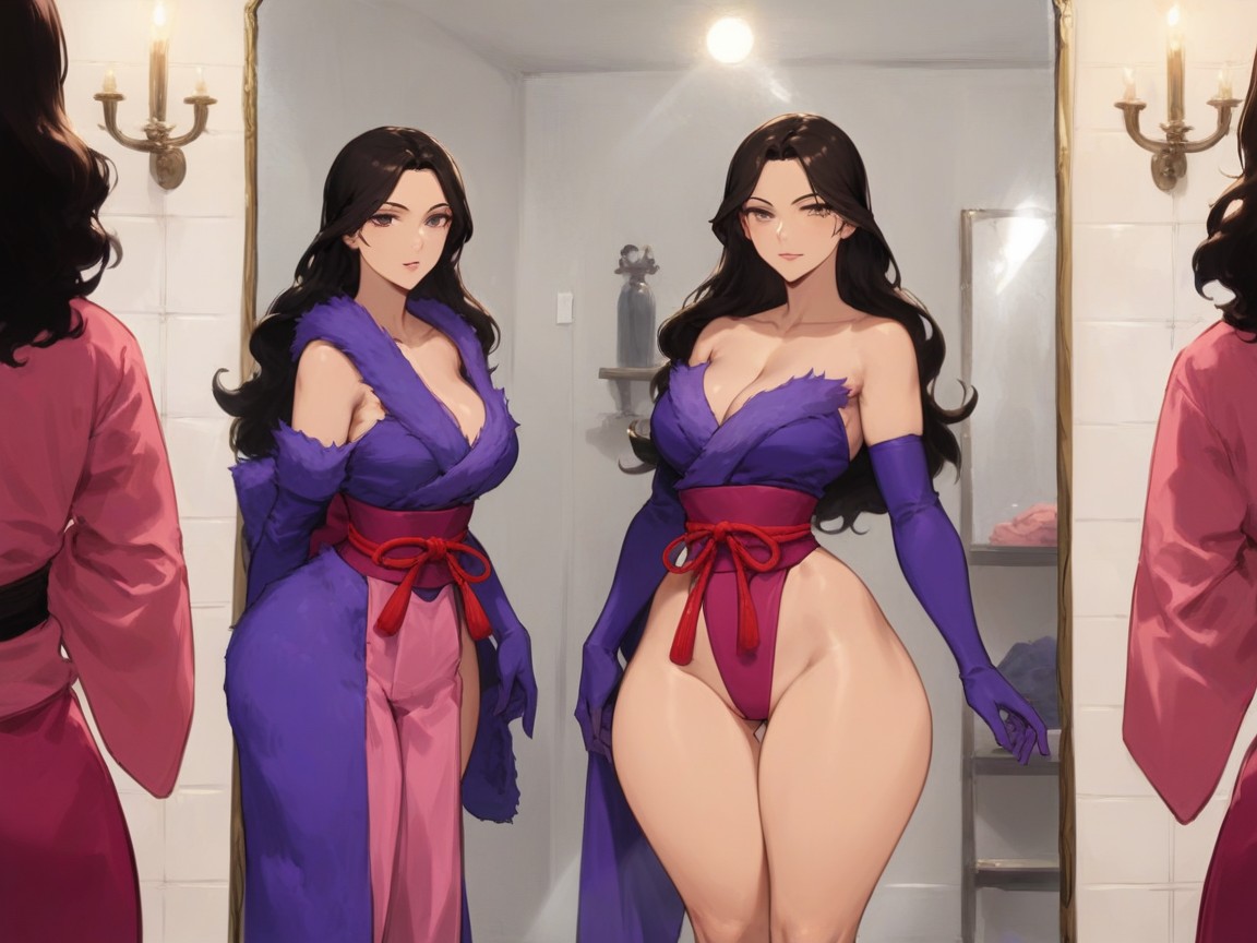 Cute, Latina, Wide Ass Cheeks Hentai AI Porn
