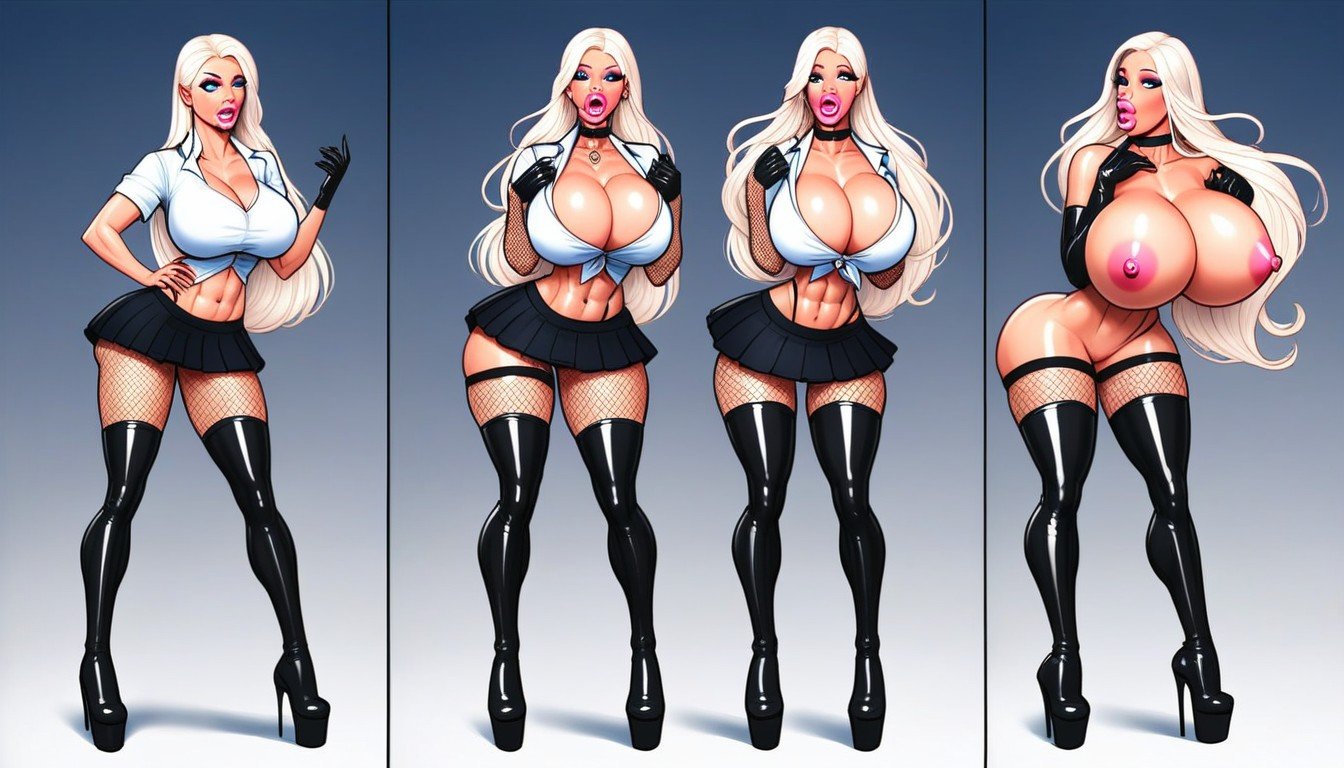 Multiple Views, Breasts Exposed, SequenceAIポルノ