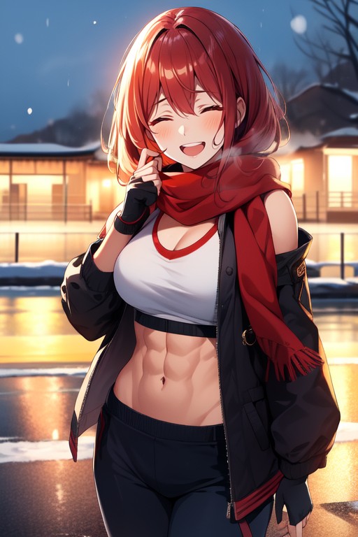 18+, Toned Physique, Cute AI Porn