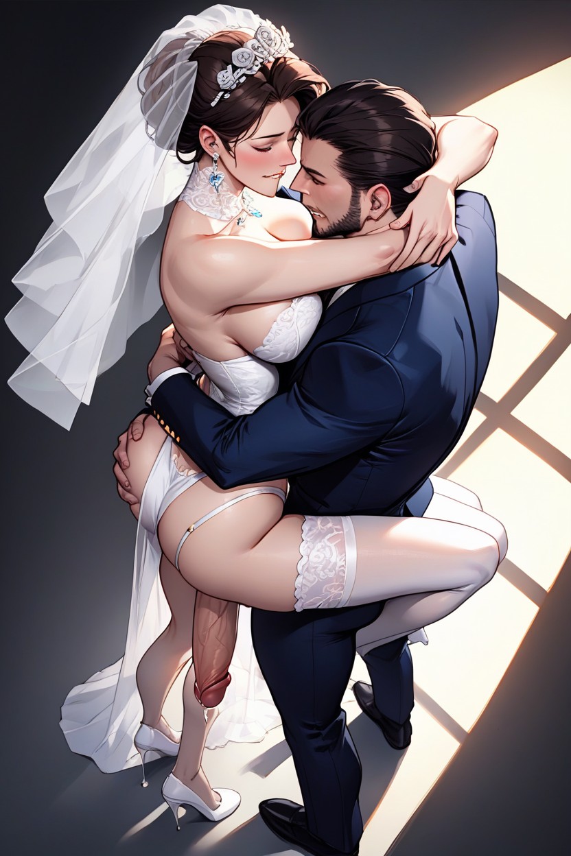 On An Altar, Innocent, Rounded Ass AI Porn