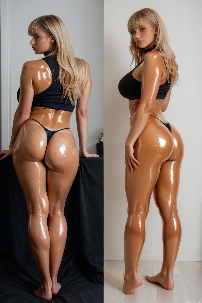 Hdr, Front View, Oiled Skin AI Porn