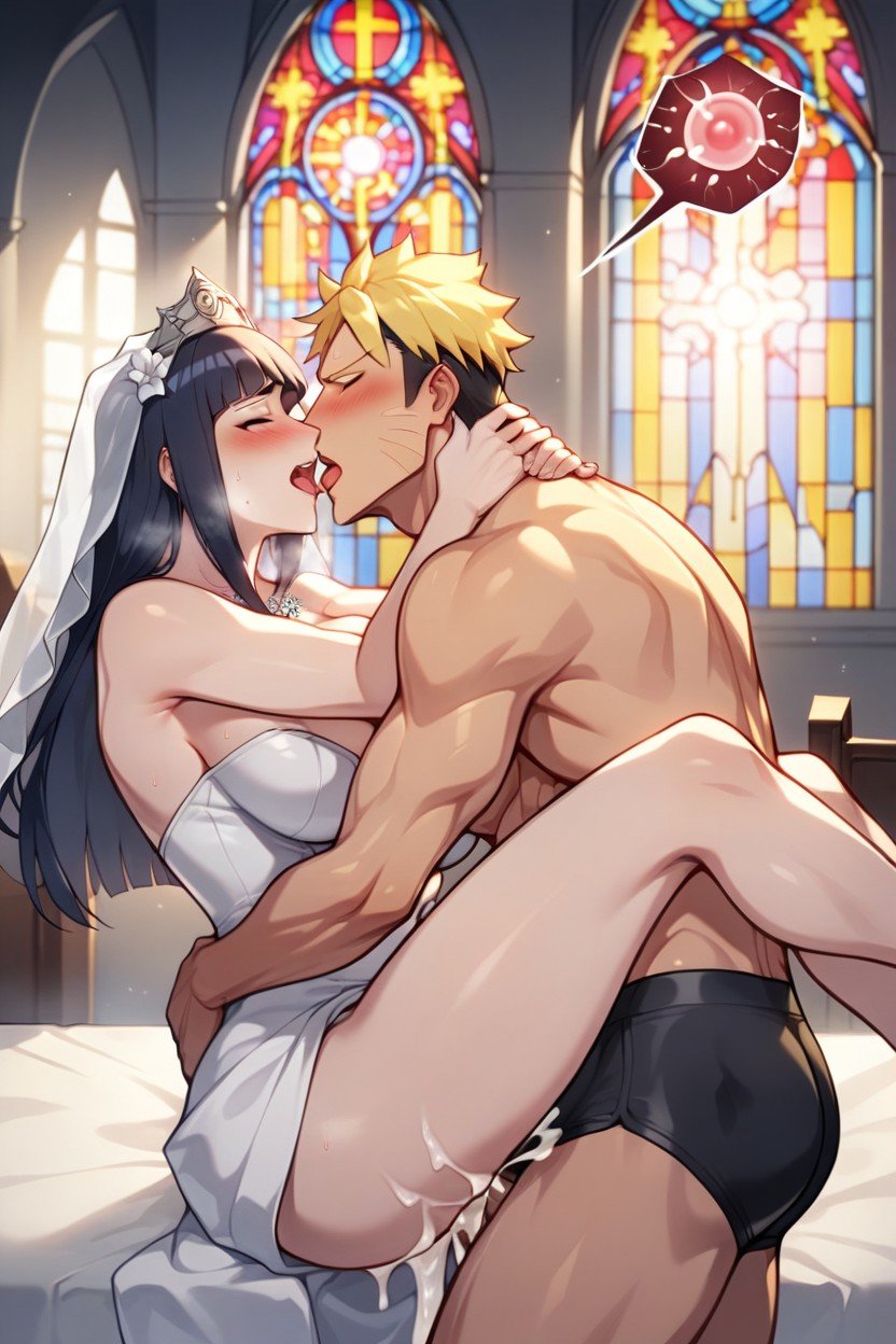 Pechos Redondeados, Iglesia, Handsome Man Wear A Boxer BriefsPorno AI Hentai