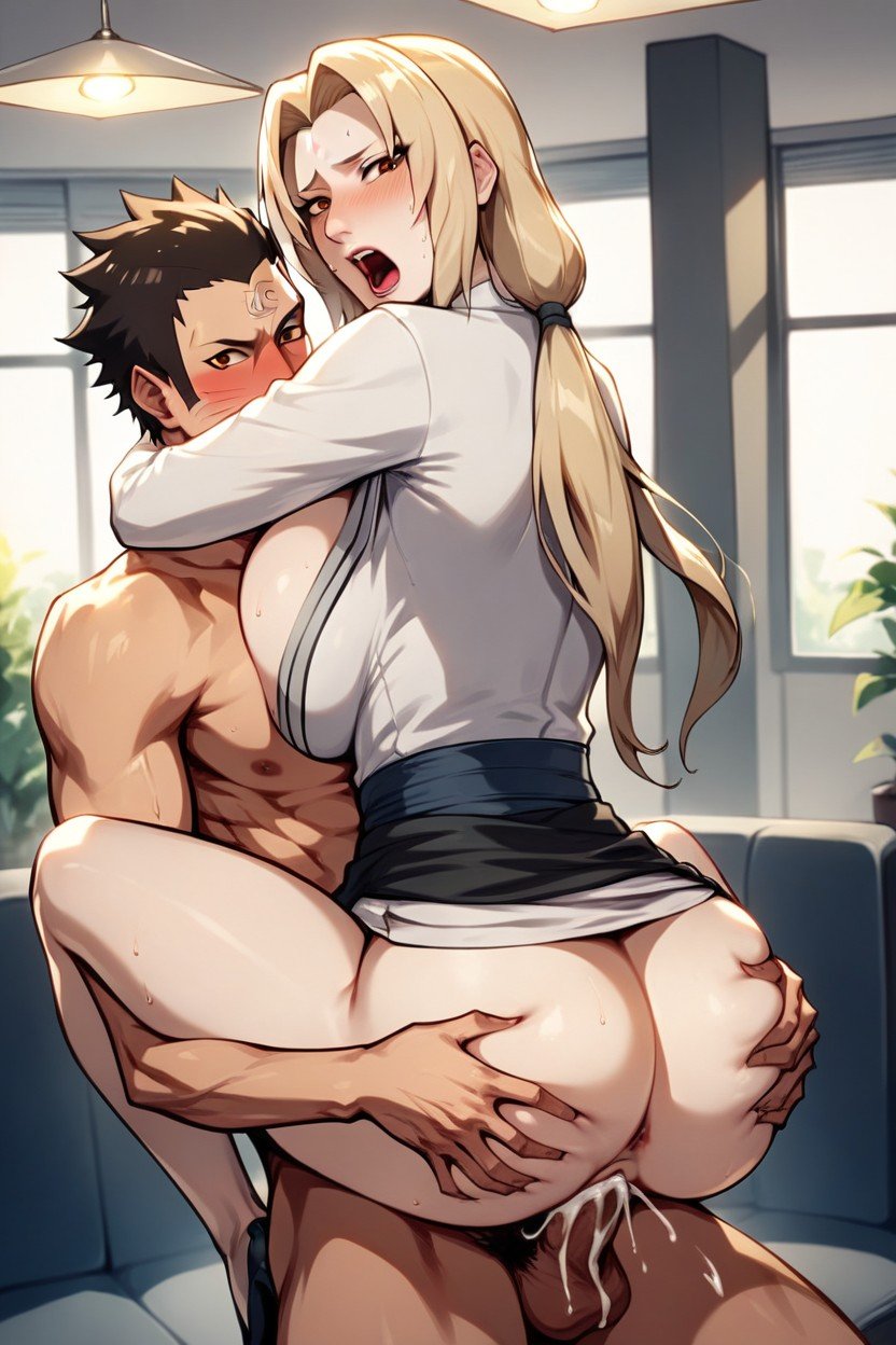 Screaming, Creampie, Hokage Office From NarutoPorno IA