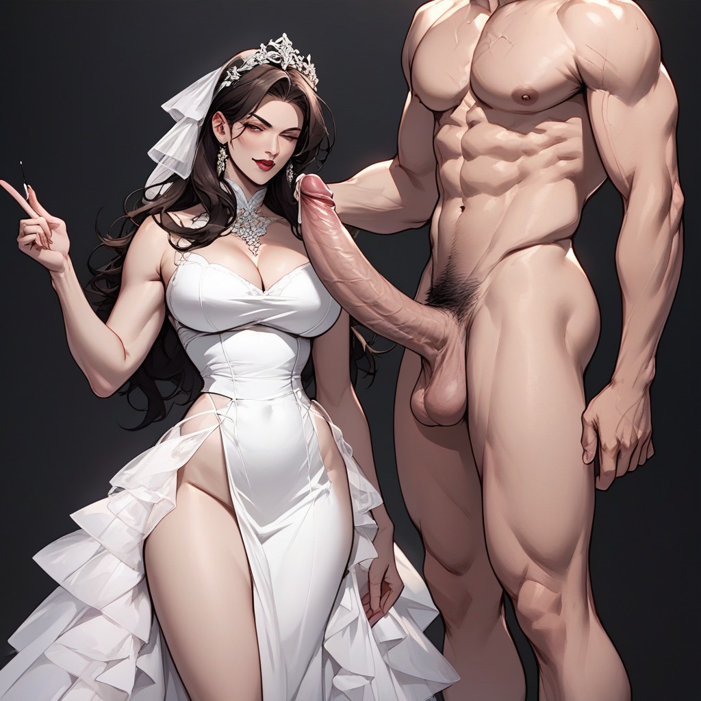 2 People, 18+, Exposed Round Ass AI Porn