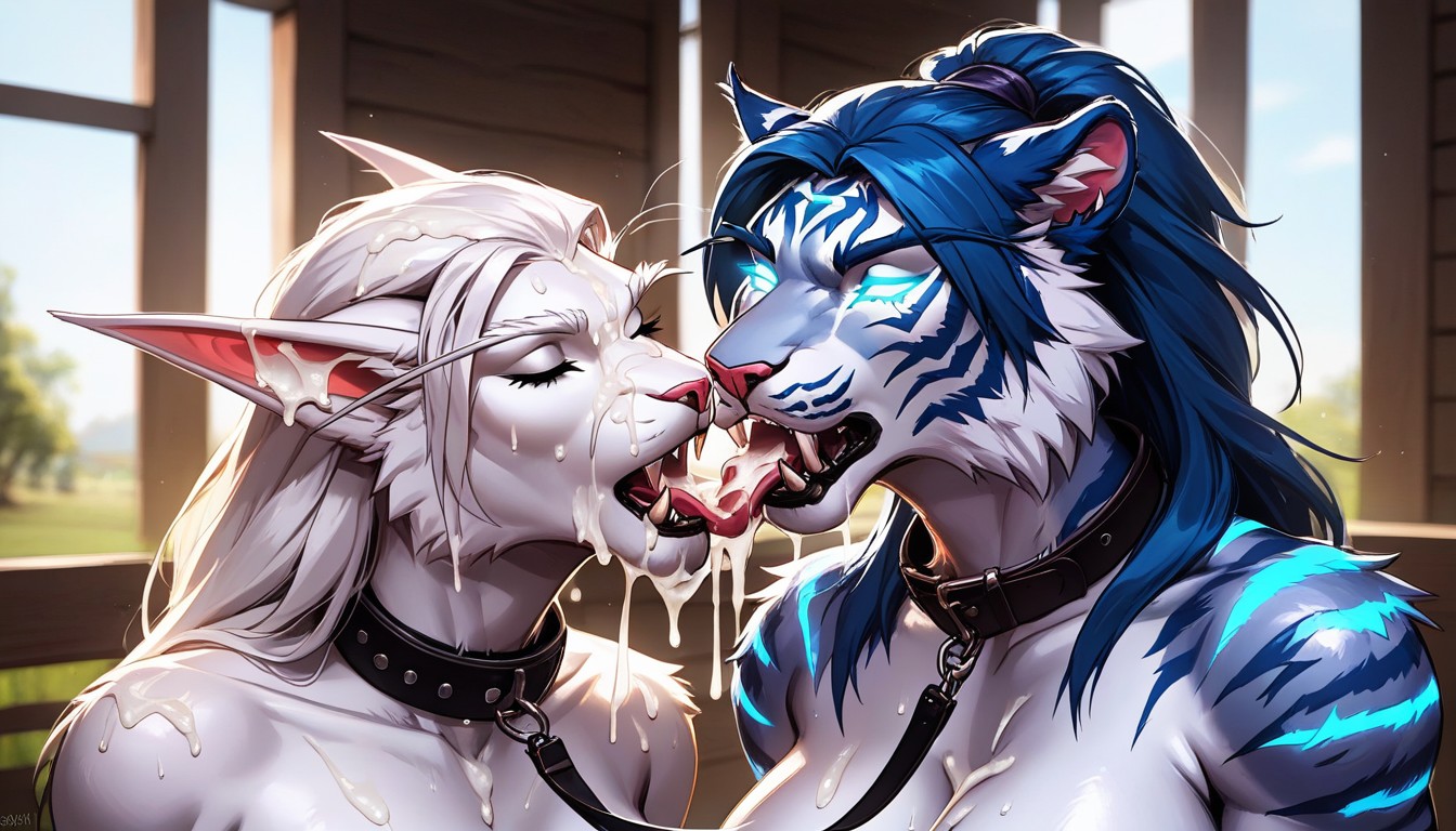 Farm, Oiled, Cum On Arm Furry AI Porn