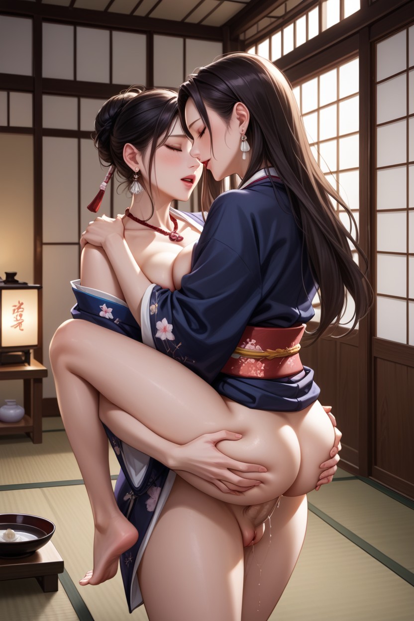 Eyes Closed And Shocked, Naked, Woman Hentai AI Porn