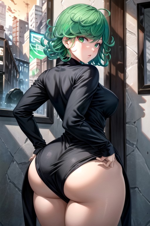 Large Ass, Supporting Ass, Tatsumaki (one Punch Man) Shemale AI Porn