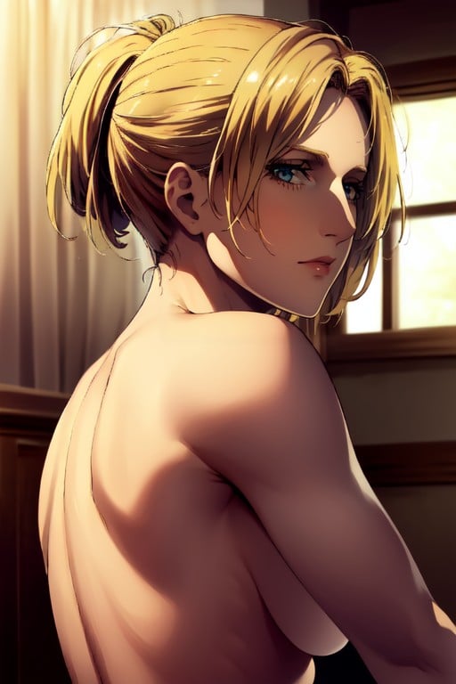 Elbow Bra, Pubic Hair, Annie Leonhart (attack On Titan) AI Porn