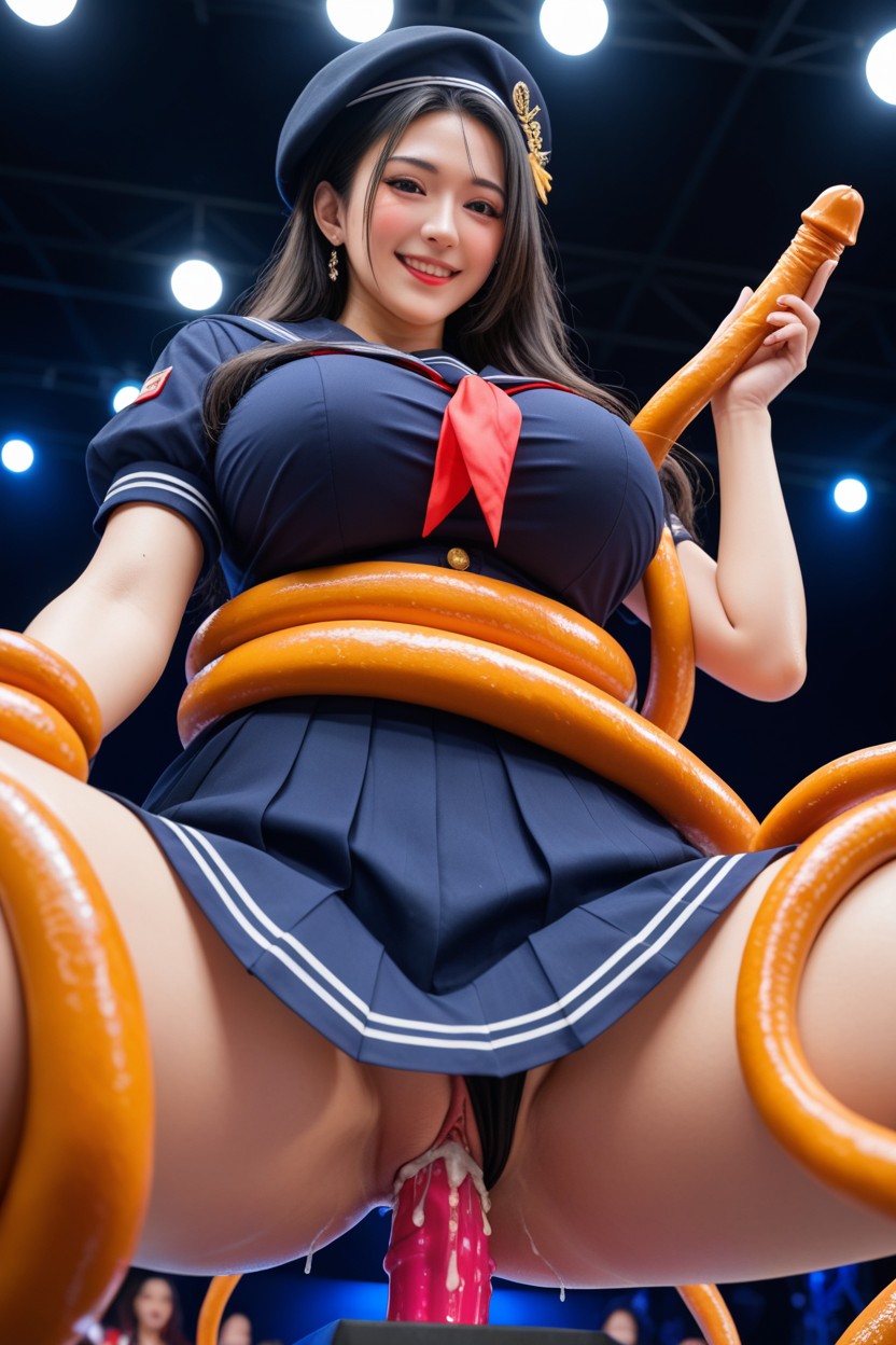 Lifting Skirt, Harem, 歌う Asian AI Porn