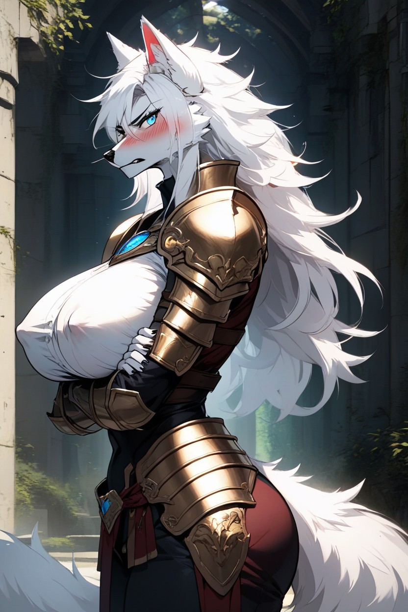 Strong Legs, Sun, Clothed Furry AI Porn