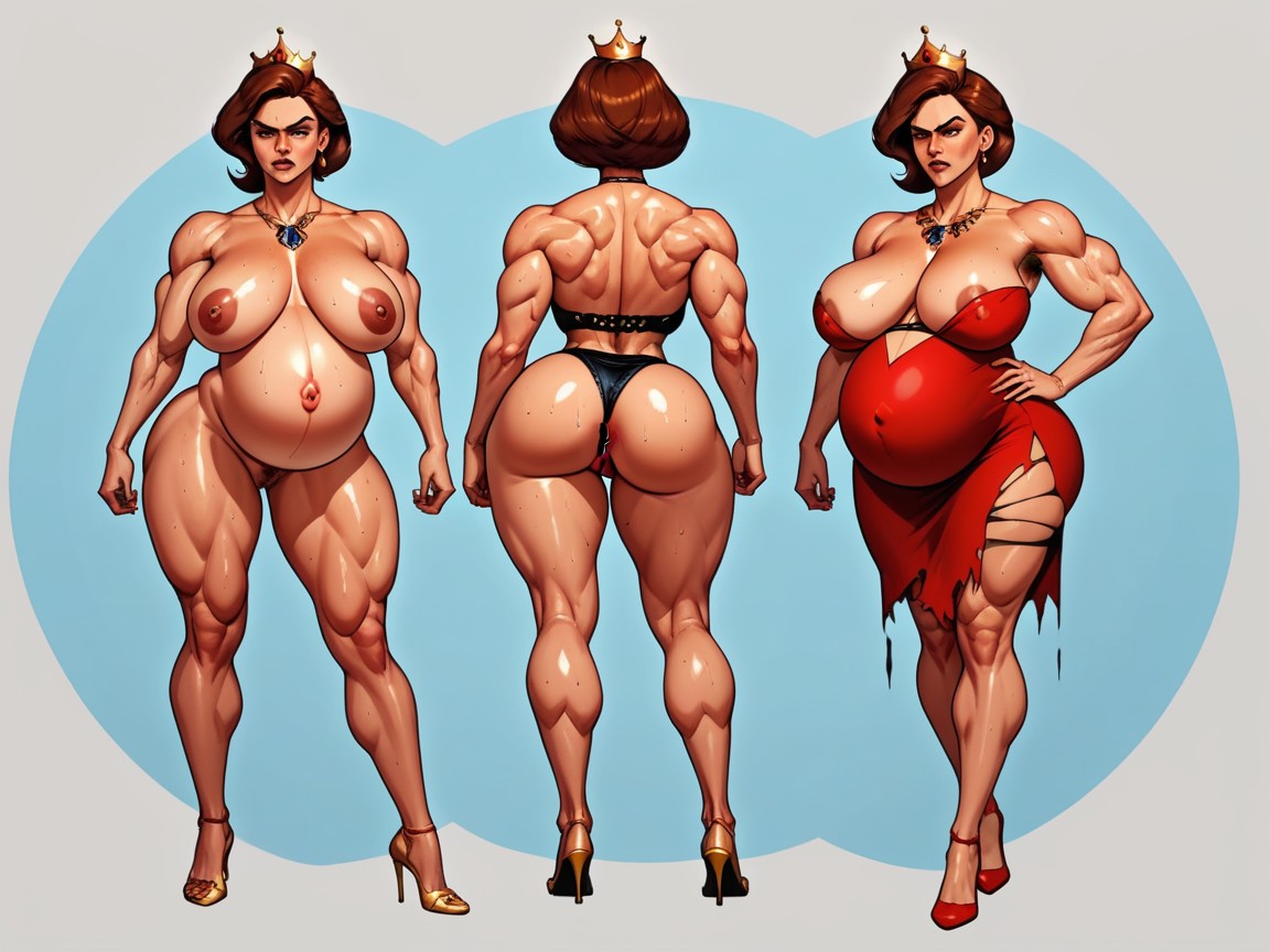 Modelando, Veiny And Well Defined Muscles, Bbw Porno IA