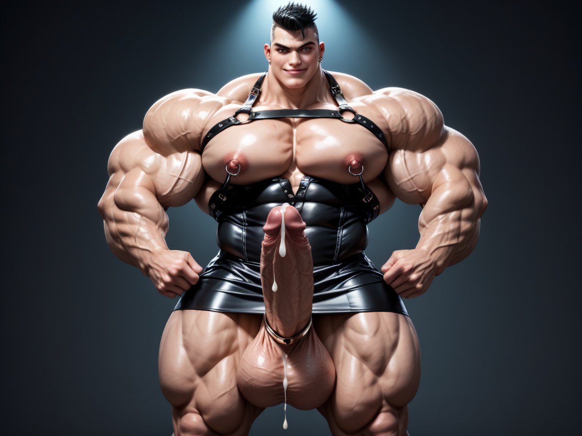 Volumetric, Long Legs, Bodybuilder AI Gay Porn