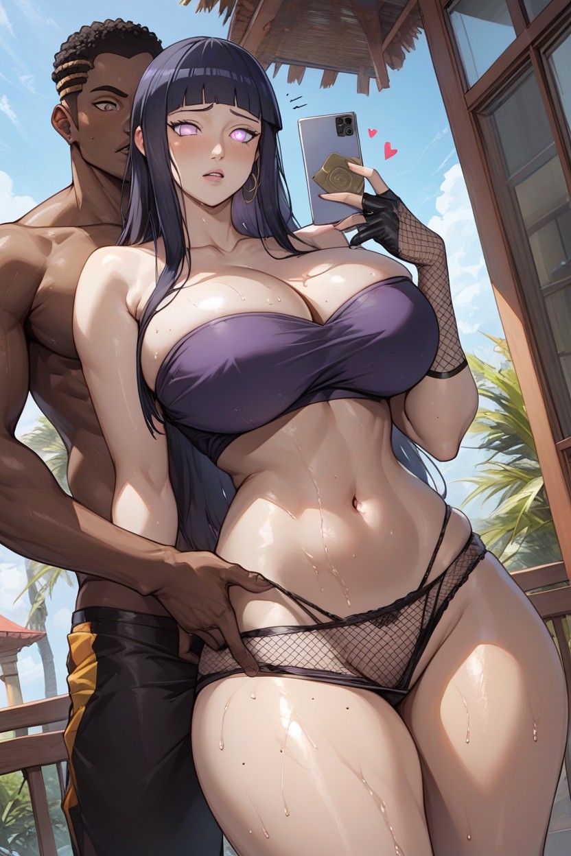パンツ, バルコニー, Round Thighs ヘンタイAIエロ