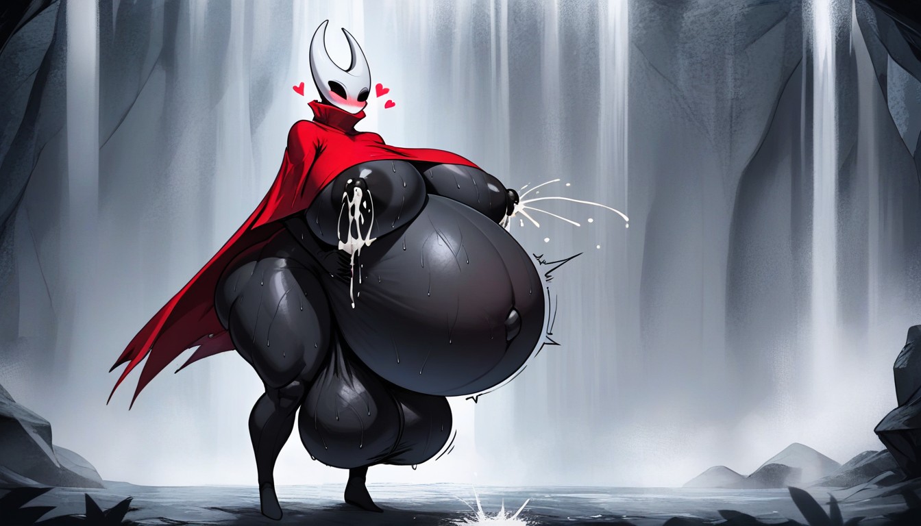 Humongous Breasts, Hyper Belly, Fit Torso Furry AI Porn