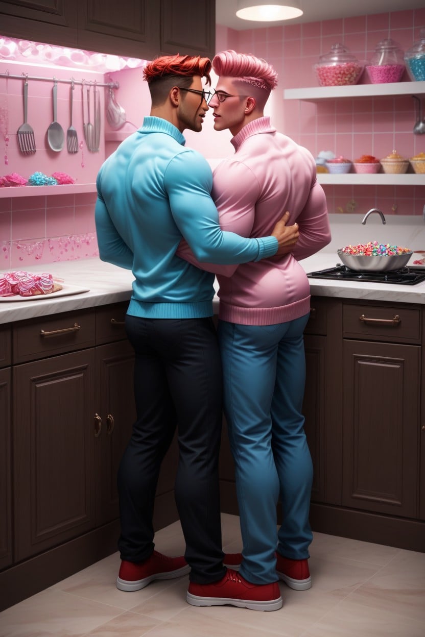 Sex, Candy Store, Cumming AI Gay Porn