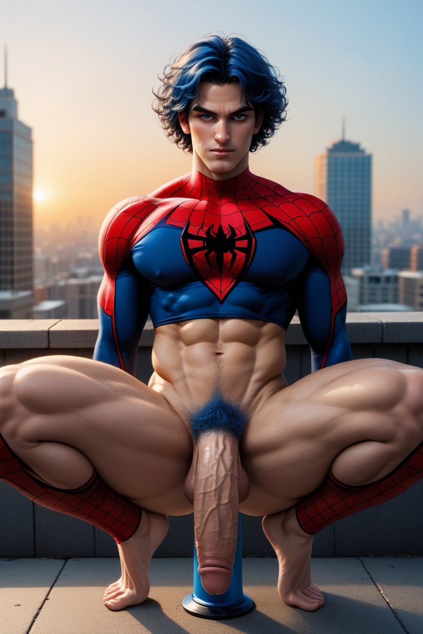 Full View, Top Only No Pants, Fit AI Gay Porn