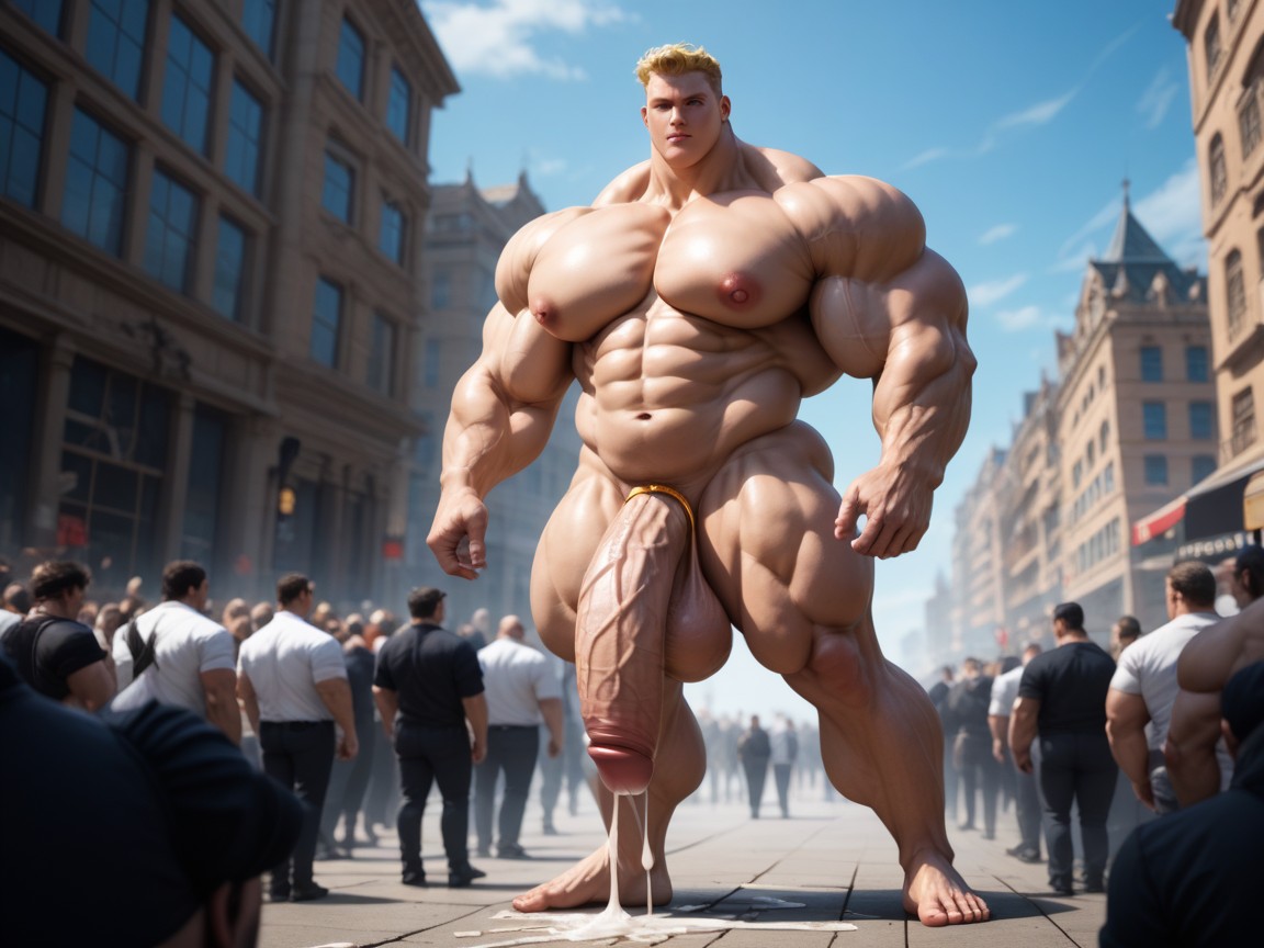 18+, Long Muscular Neck, Huge Penis AI Gay Porn