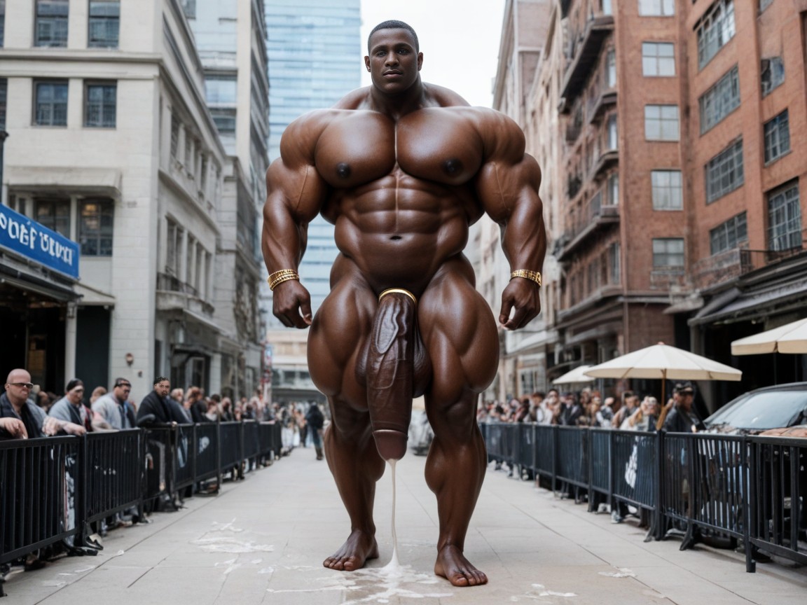 Side View, Gigantic, Giant AI Gay Porn