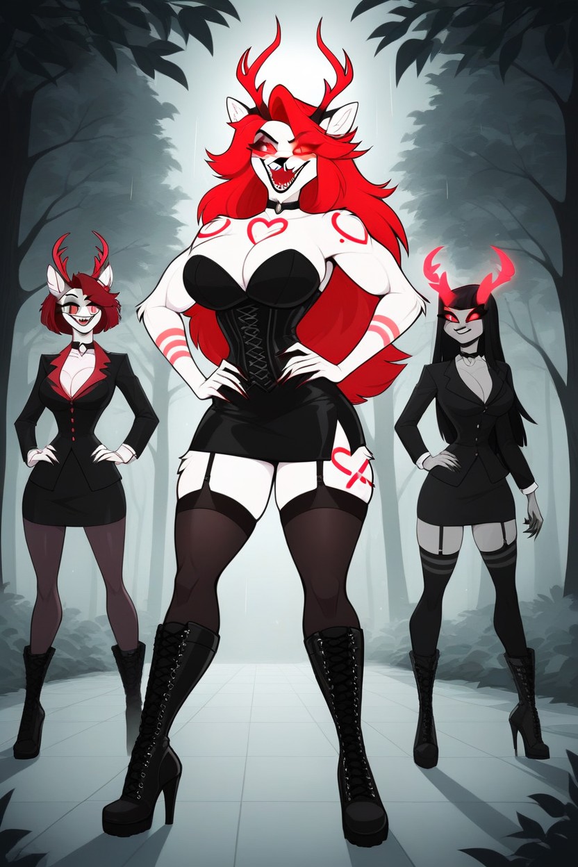 Long Claws, Muscular, Standing Furry AI Porn