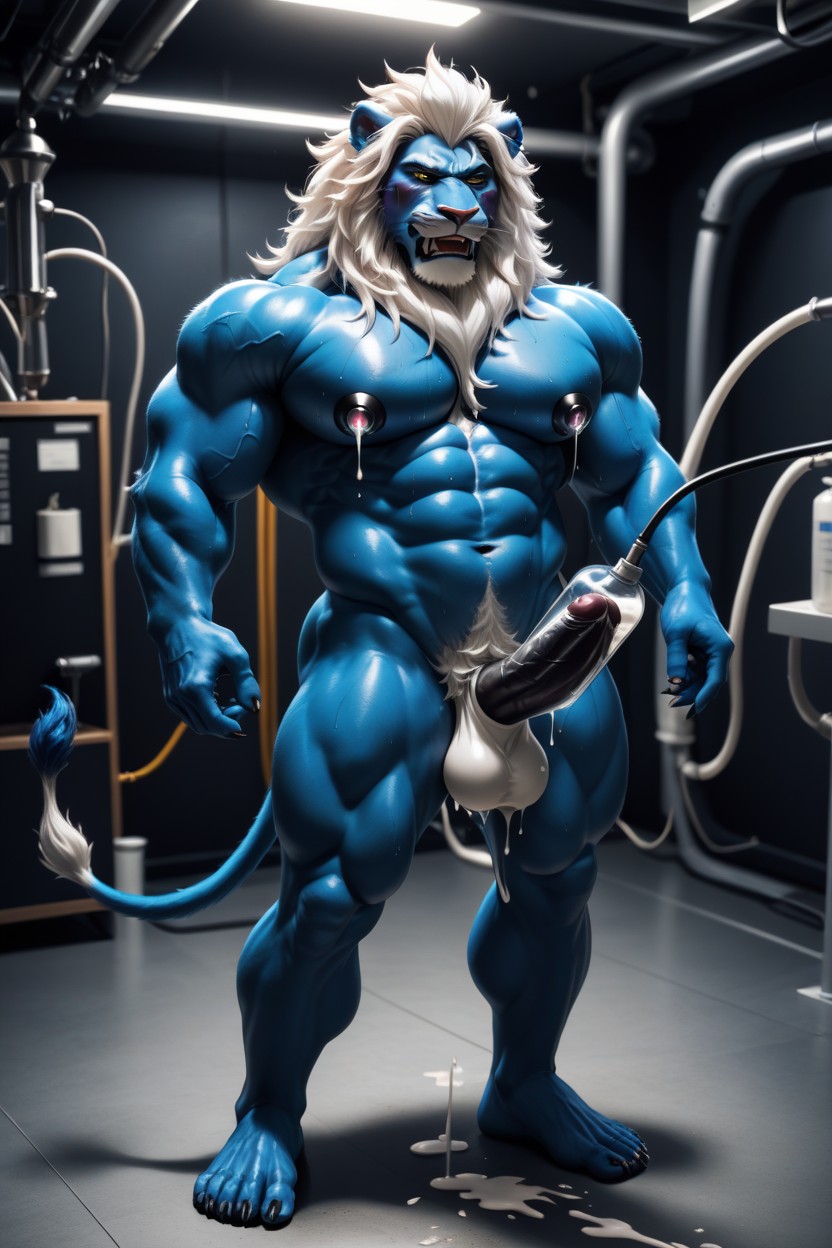 Balls, Charcoal Blackpenis, Arms AI Gay Porn