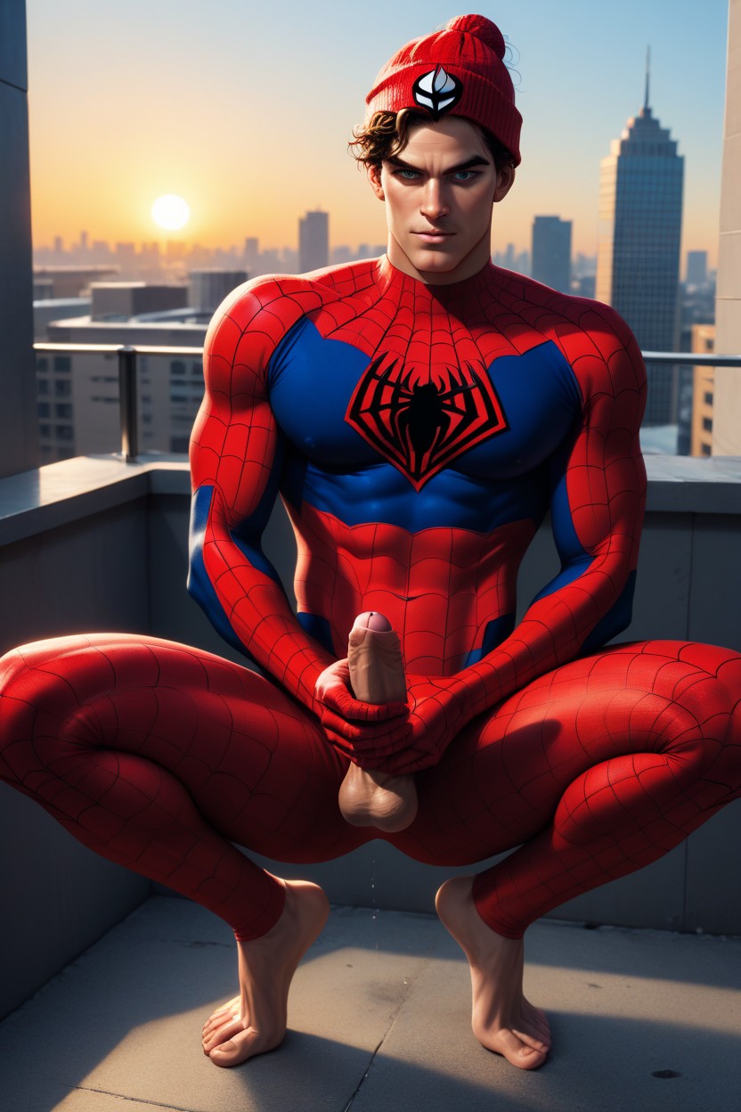 Pubic Hair Visible, Bare Feet, Fit AI Gay Porn