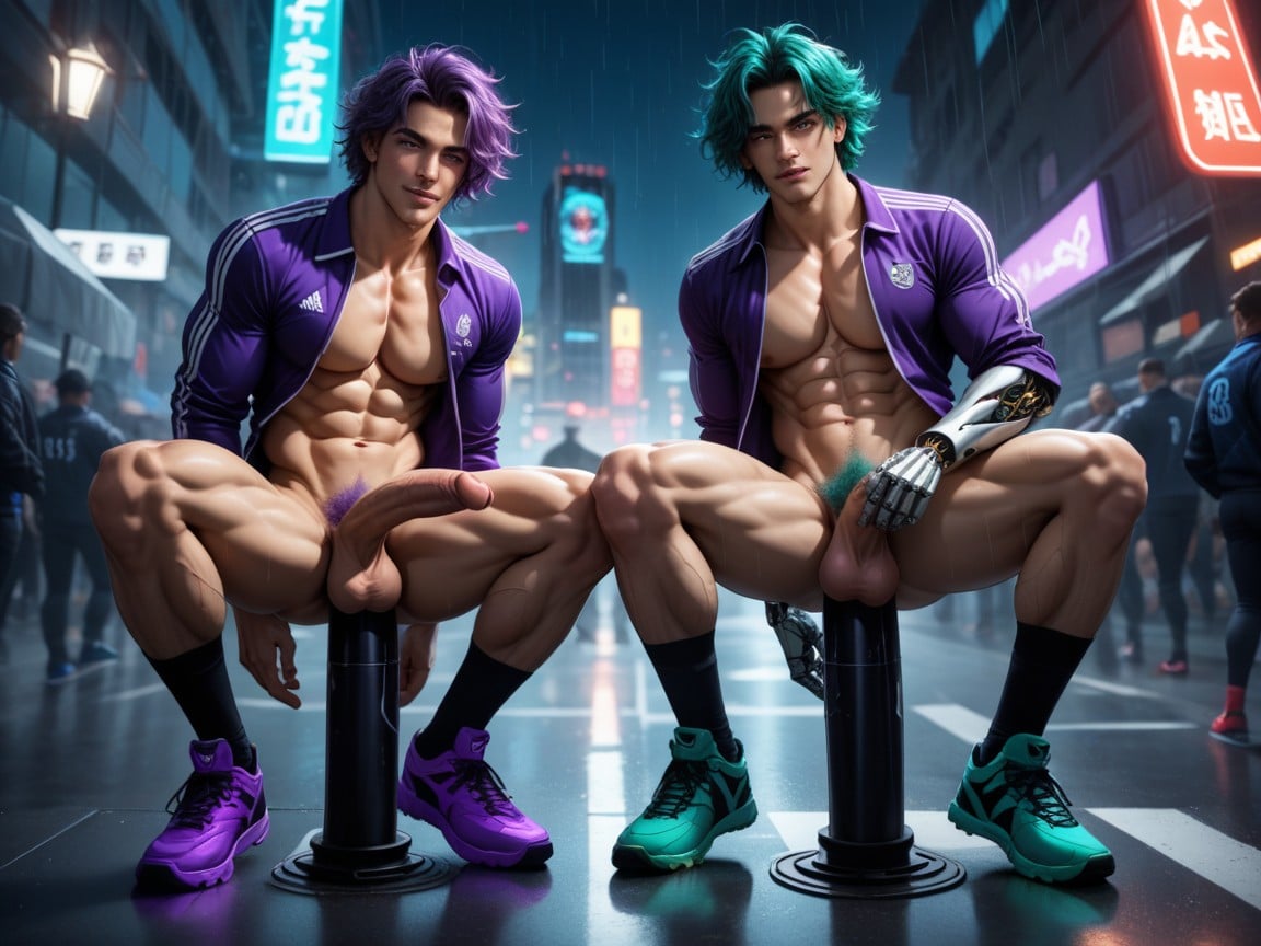 Nsfw, Shaggy Hair, Gang Bang AI Gay Porn
