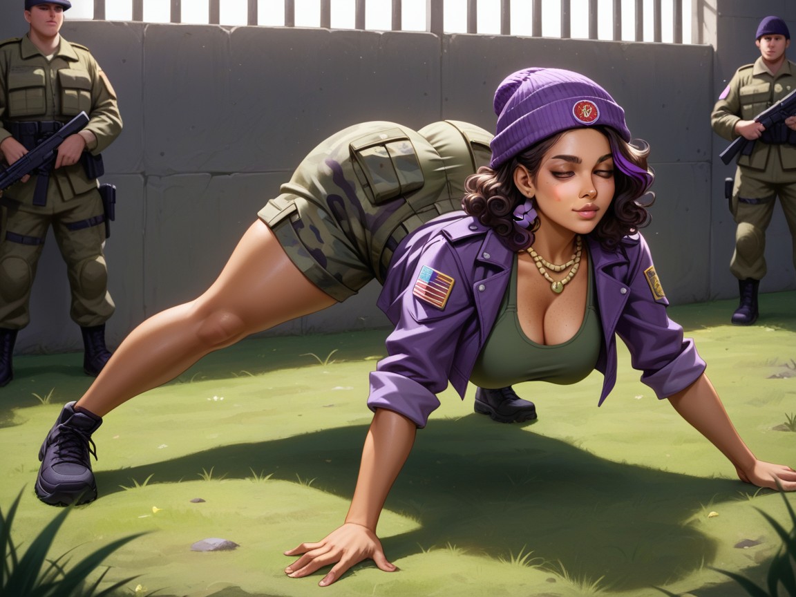 Embarrassed , Wide Back, Ultra Detailed Hentai AI Porn